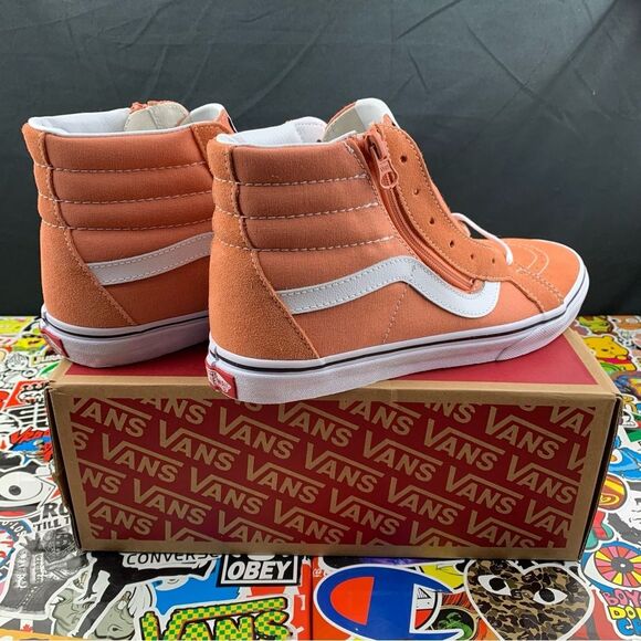 Vans Sk8-Hi Reissue SI Burnt Orange Women's Various Sizes - Picture 2 of 12